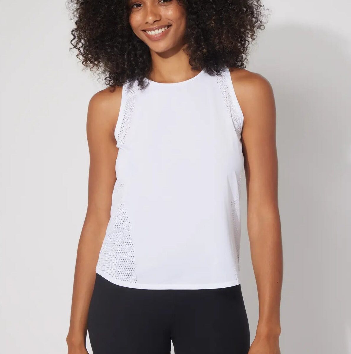 Active Tank Top with Cutout Back