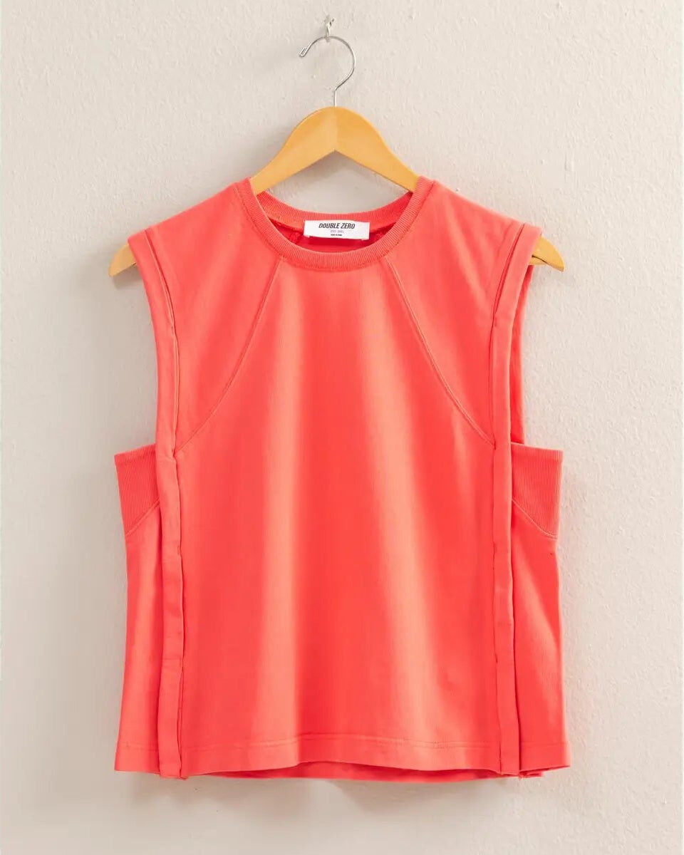 Sleeveless Boxy Top
