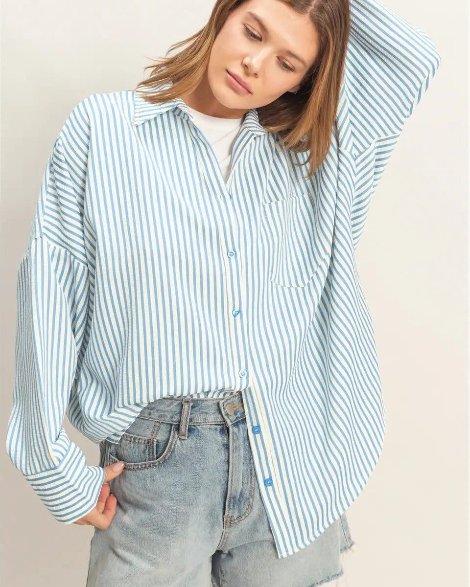 Newport Button Up