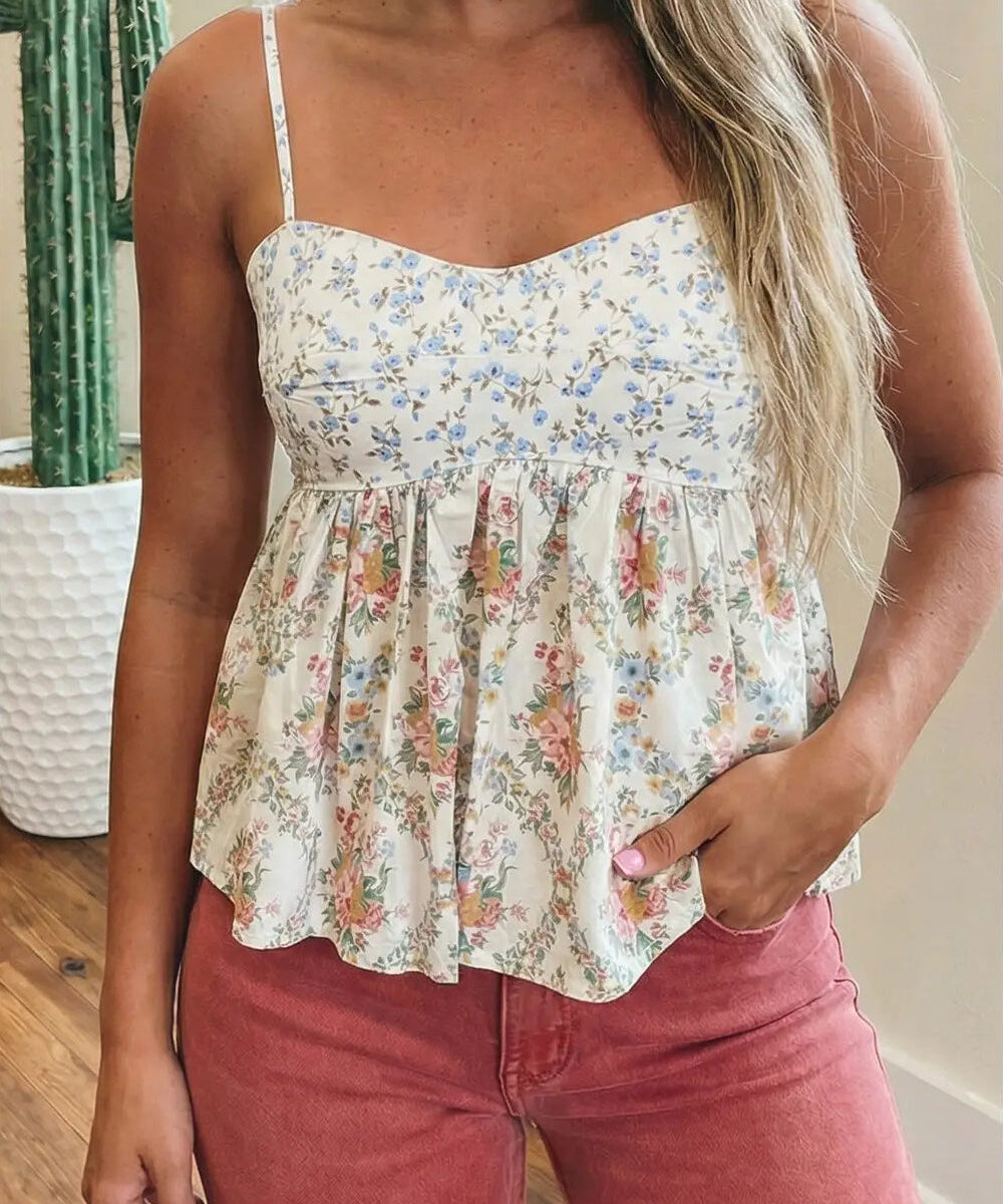 Prairie Blossom Babydoll Top